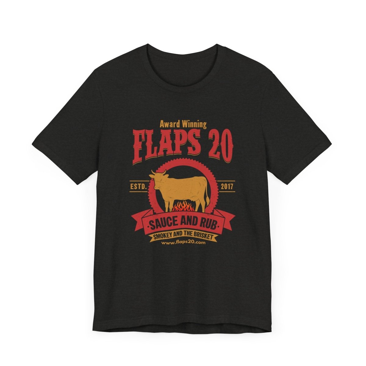 "No Bull: Beef Boss Tee" | Flaps 20 - Flaps 20 Sauce and Rub - T-Shirt