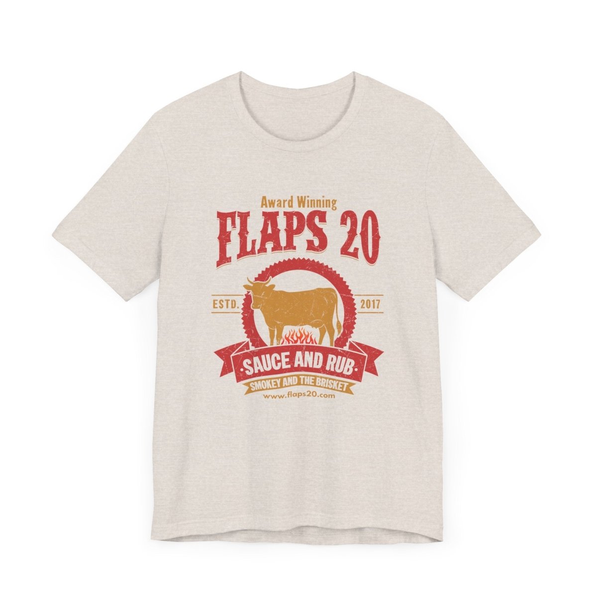 "No Bull: Beef Boss Tee" | Flaps 20 - Flaps 20 Sauce and Rub - T-Shirt
