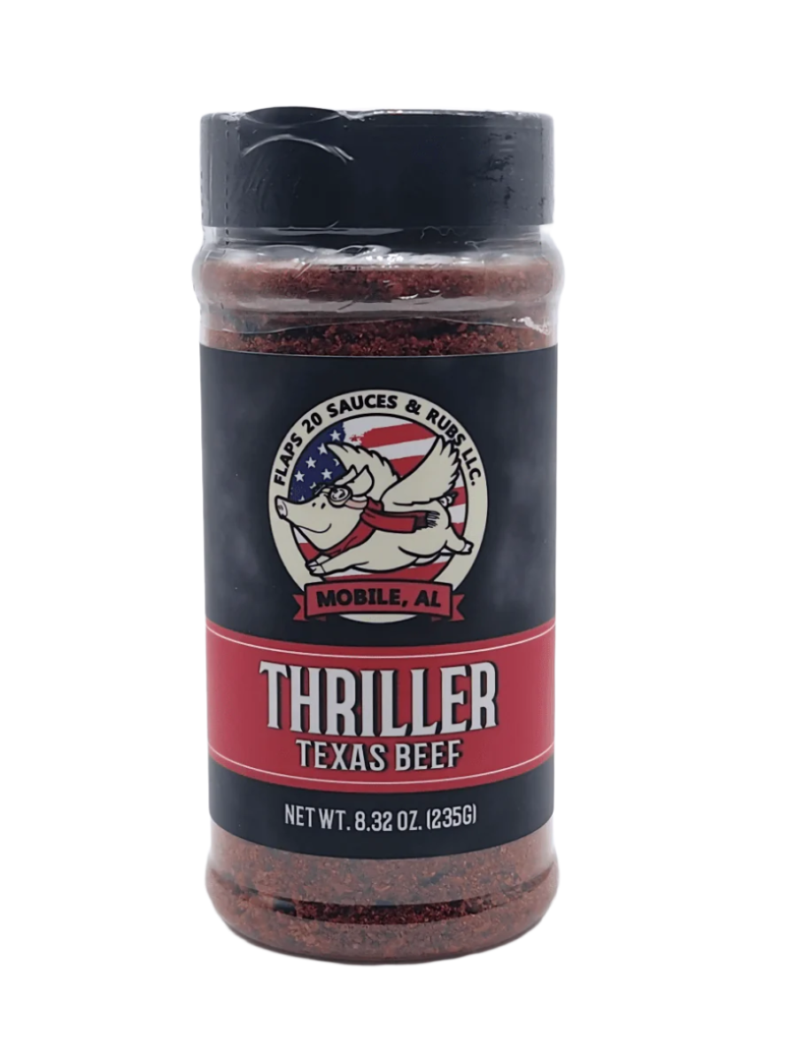 Thriller Texas Beef - Flaps 20 Sauce and Rub - Seasonings & Spices