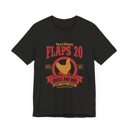 "Cluck Yeah! Chicken Lover's Tee" | Flaps 20 - Flaps 20 Sauce and Rub - T-Shirt