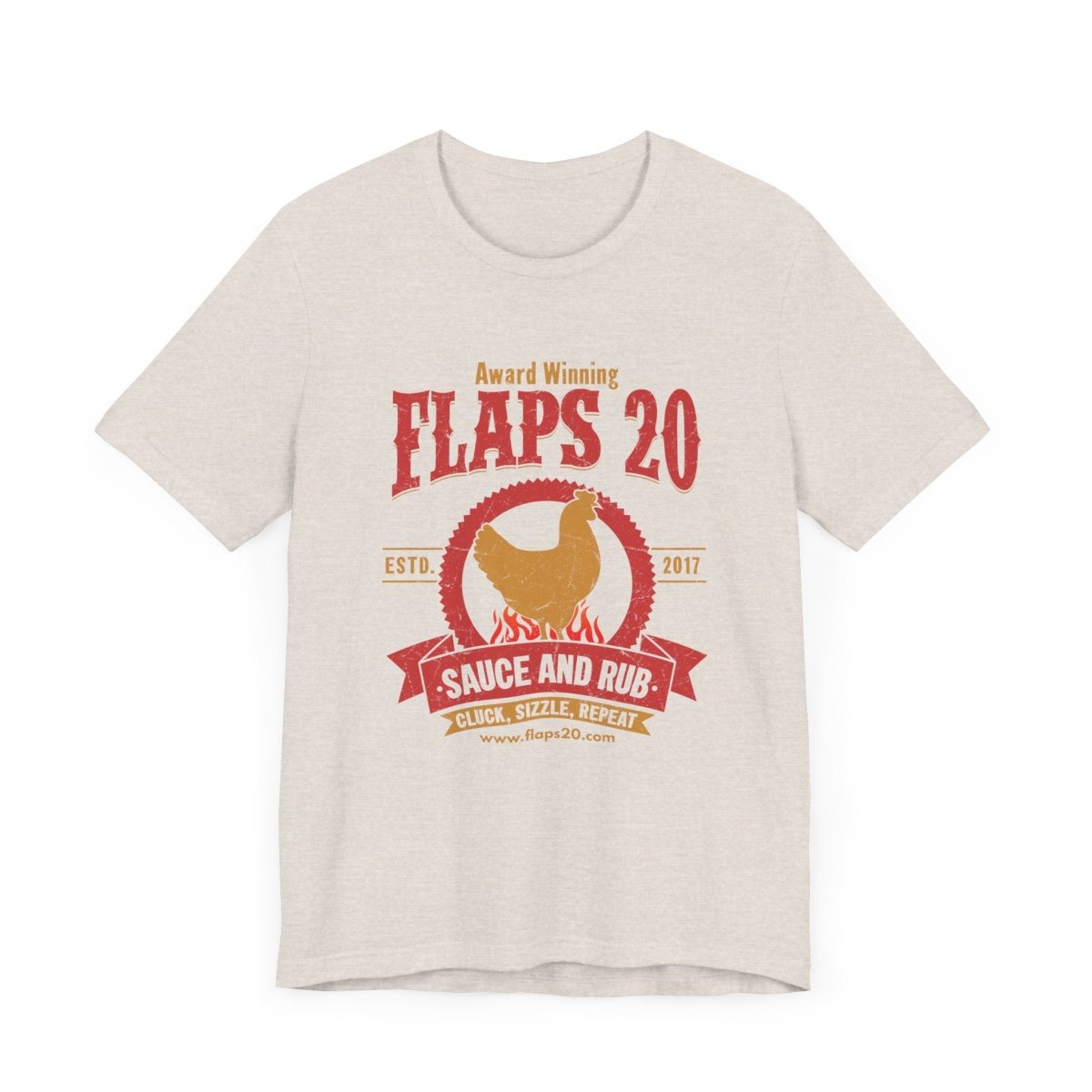 "Cluck Yeah! Chicken Lover's Tee" | Flaps 20 - Flaps 20 Sauce and Rub - T-Shirt