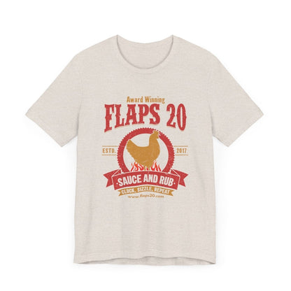 "Cluck Yeah! Chicken Lover's Tee" | Flaps 20 - Flaps 20 Sauce and Rub - T-Shirt