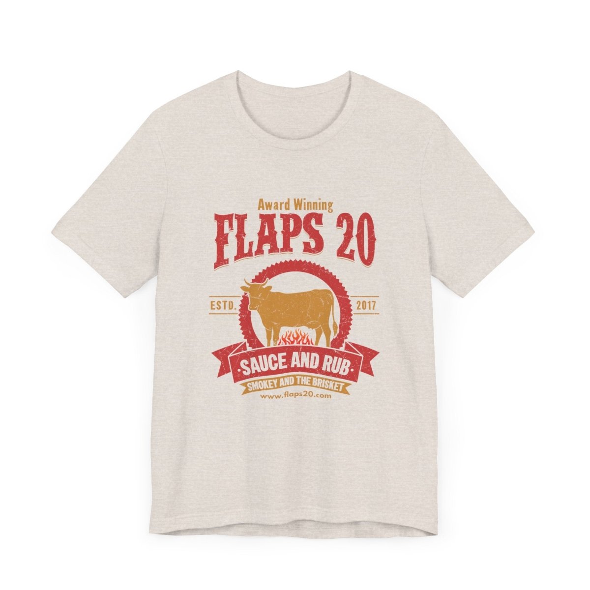 "No Bull: Beef Boss Tee" | Flaps 20 - Flaps 20 Sauce and Rub - T-Shirt