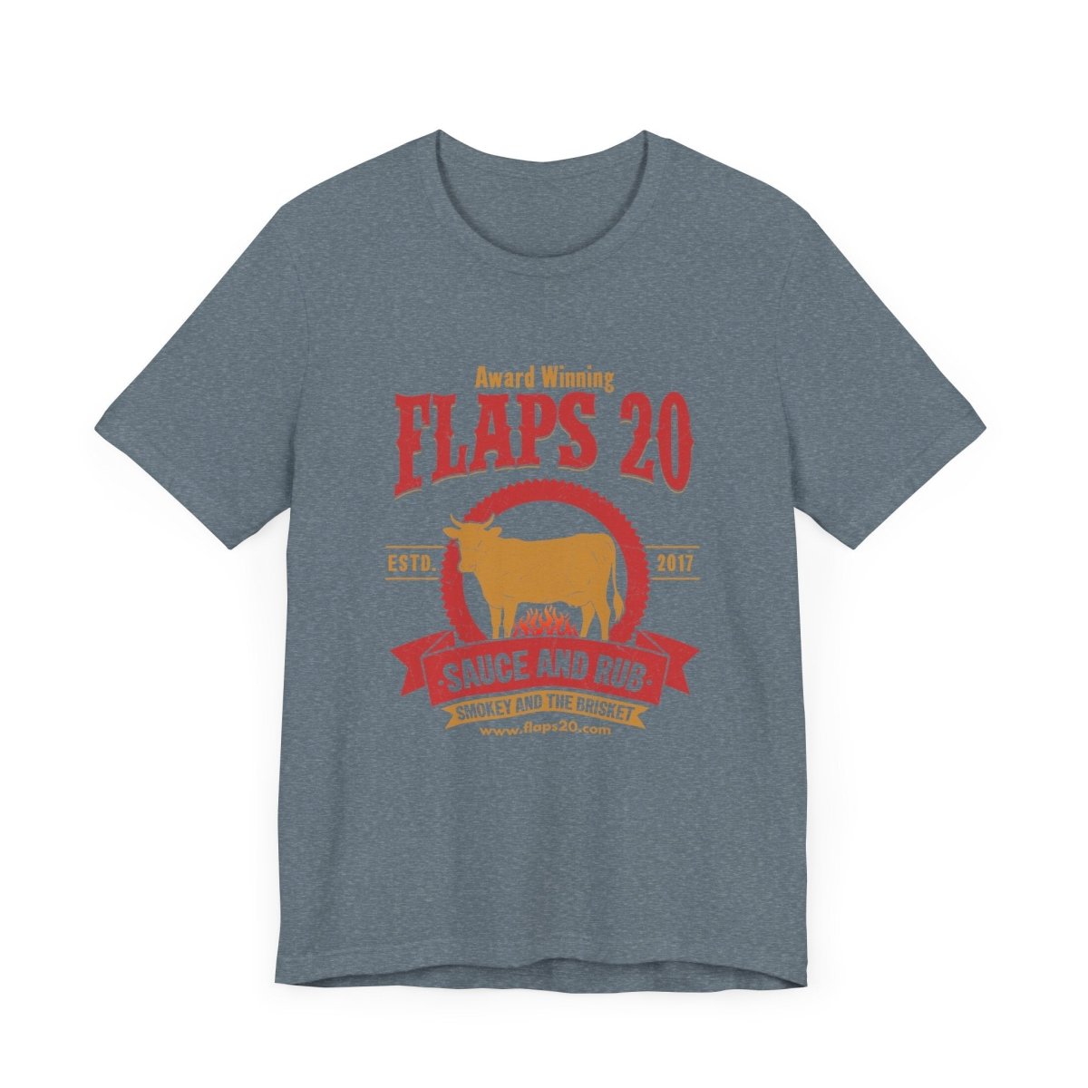 "No Bull: Beef Boss Tee" | Flaps 20 - Flaps 20 Sauce and Rub - T-Shirt