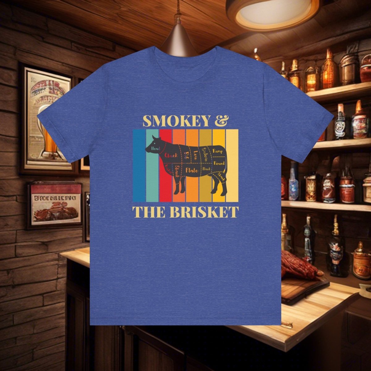 Smokey and The Brisket - Flaps 20 - Flaps 20 Sauce and Rub - T-Shirt