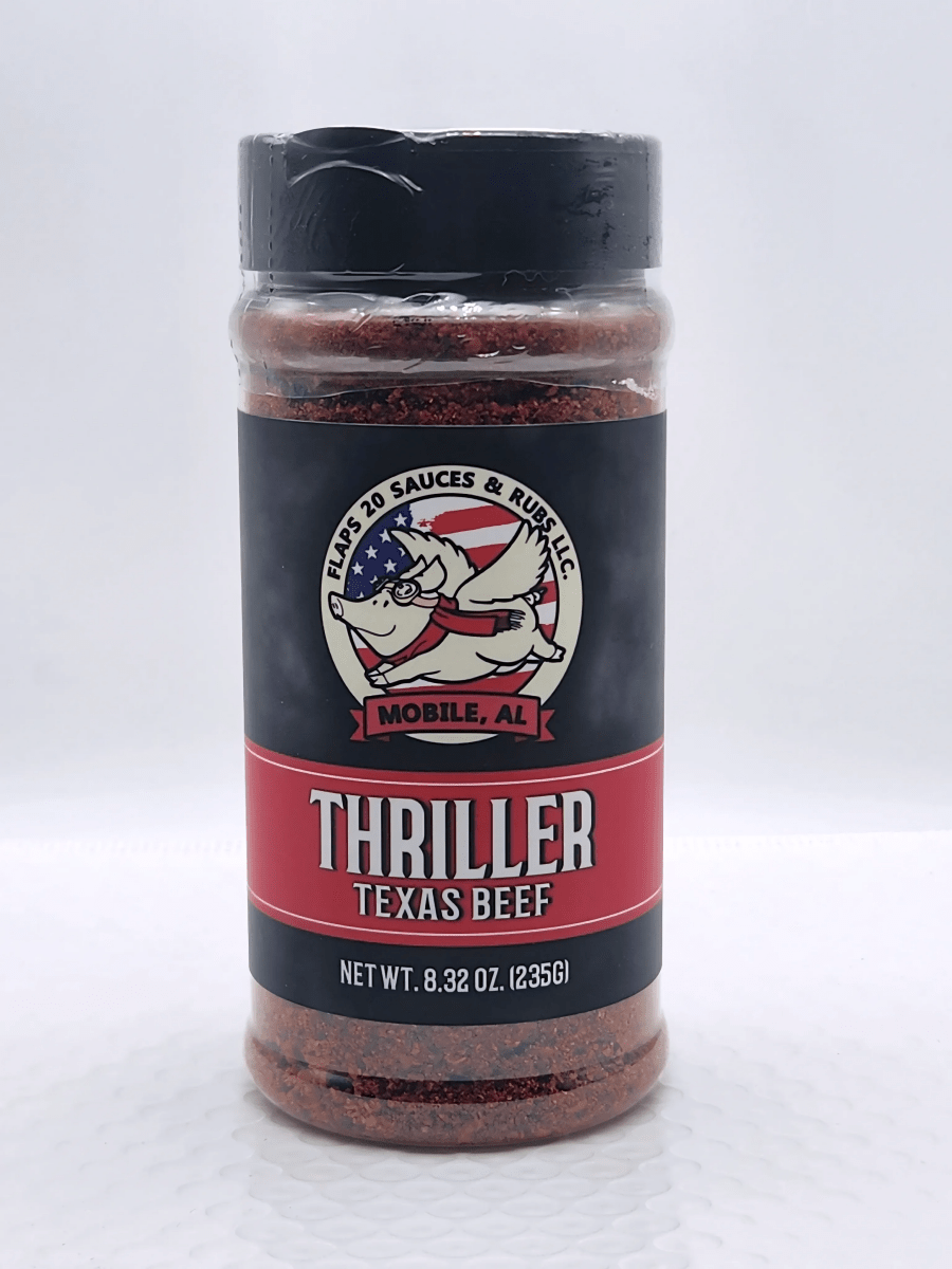 Thriller Texas Beef - Flaps 20 Sauce and Rub - Seasonings & Spices