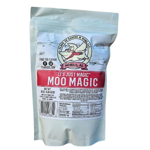 Moo Magic Marinade & Tenderizer - Flaps 20 Sauce and Rub - Seasonings & Spices