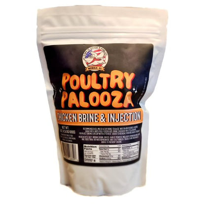 Poultry Palooza Chicken Brine - Flaps 20 Sauce and Rub - Seasonings & Spices